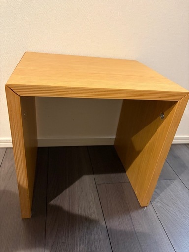 再値下げ》無印良品コの字の家具積層合板オーク材幅35cm