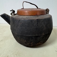 鉄瓶　古道具古民具やかんケトルジャンクの画像