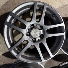 マナレイ　アルミホイール　プリウス　シエンタ　フリード　カローラ等　15インチ　6J PCD100 5穴 の画像
