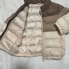 【定価3999円】ユニクロ　サイズ90 ライトウォームパデットウォッシャブルフルジップパーカーの画像