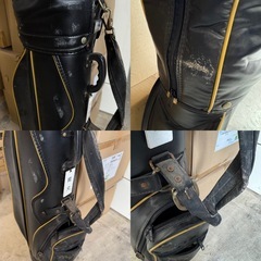 中古品　ゴルフ用品　ゴルフクラブセット　ゴルフバッグ　クラブ　ドライブ　アイアン　パター　セット売り　カバー付きの画像