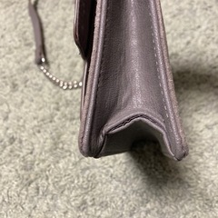 H&M ショルダーバック　グレー　スエードの画像