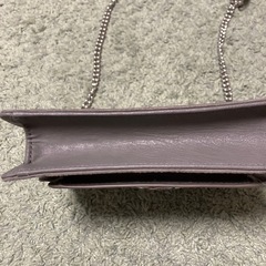 H&M ショルダーバック　グレー　スエードの画像