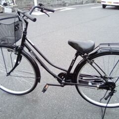2７インチ　ママチャリ・　黒　LEDライトの画像