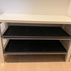 IKEA TJUSIG/シューシグ 靴収納ベンチ3段の画像