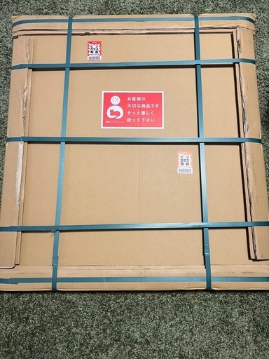 強化ガラス板 新品未使用 5ミリ厚 89cm×81cm