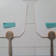 都うちわ★未使用★２つセットの画像