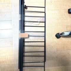 ニトリ Nポルダ専用 追加サイドパーツ1本 (幅80cm用 黒（ブラック）)　（※クロスパーツは付属しておりません）の画像