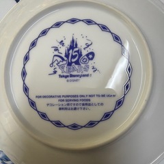 ディズニー15年記念ぷれーとプレートの画像