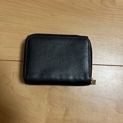 kate spade 黒 三つ折り小型財布の画像