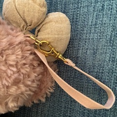 ダッフィのぬいぐるみとシェリーメイのポーチの画像