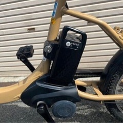 Panasonic 電動アシスト自転車 ベージュ系の画像
