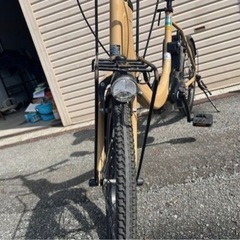 Panasonic 電動アシスト自転車 ベージュ系の画像