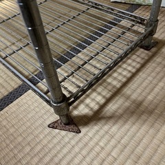 スチールラック　汚れ箇所ありの画像
