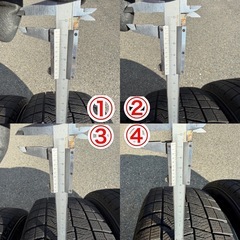 トヨタ ルーミー ダイハツ トールにバッチリサイズ！21年製ダンロップスタッドレス15インチあるみアルミセットの画像