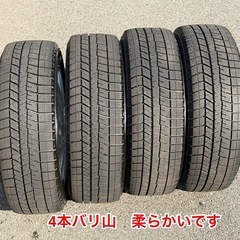 トヨタ ルーミー ダイハツ トールにバッチリサイズ！21年製ダンロップスタッドレス15インチあるみアルミセットの画像