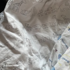 ベビーベッド用　シーツカバー2枚の画像