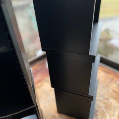 CD収納BOX  木製4  プラスチック製2の画像