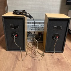 ジャンク　SHARP CD.MDオーディオ SD-CX8-Sの画像