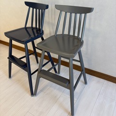 早い者勝ち【2セット】ダイニングチェア ウィンザーチェア ハイタイプ 子供 の画像