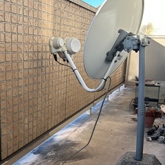 スカパーCSアンテナ アパート等のベランダに置けますの画像