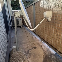 スカパーCSアンテナ アパート等のベランダに置けますの画像