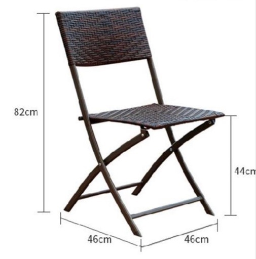 2脚セット 庭椅子 ガーデニングチェア 折り畳みイス 屋外家具チェア