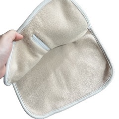 韓国ブランドオートミールネックカバーの画像