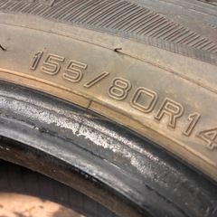 155/80/14 スタッドレスばりめバリ目の画像