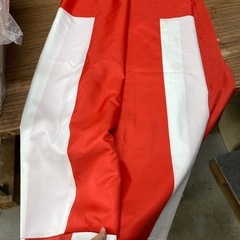 紅白の垂れ幕No.1、垂れ幕、店頭販売用、赤白の画像