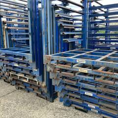 岡田工業 ネスティングラック ネステナー ラック 鉄ラック スチールラック パレット 産業廃棄物 スクラップ リサイクル フォークリフトの画像