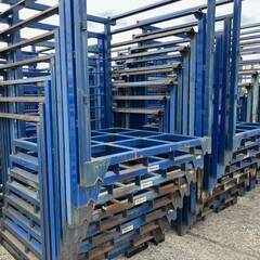 岡田工業 ネスティングラック ネステナー ラック 鉄ラック スチールラック パレット 産業廃棄物 スクラップ リサイクル フォークリフトの画像