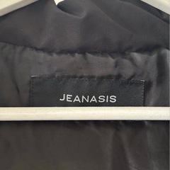 JEANASIS ジーナシス ダウンジャケット ショート丈 黒の画像