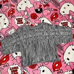 五分袖カーディガンの画像