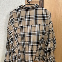 【Samansa Mos2 blue】チェックシャツの画像