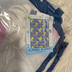 スティッチ毛布新品の画像