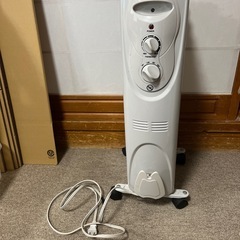オイルヒーター英語表記の画像
