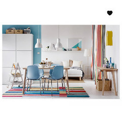 IKEA HALVED ハルヴド ラグ 170x240 cm 職人の丁寧な手織　HALOの画像