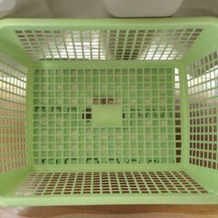 深型バスケット緑の画像