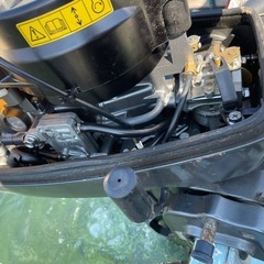 スズキ SUZUKI 船外機 、5馬力2スト。の画像