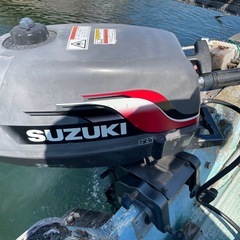スズキ SUZUKI 船外機 、5馬力2スト。の画像