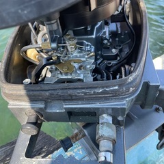 スズキ SUZUKI 船外機 、5馬力2スト。の画像