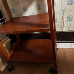 キッチンワゴンキャスターつき付きの画像