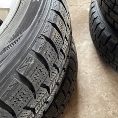 スタッドレスタイヤ４本ホイール付き　155/65R14の画像