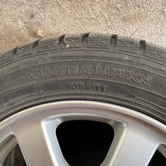 スタッドレスタイヤ４本ホイール付き　155/65R14の画像