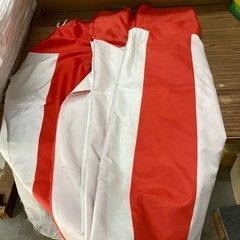 紅白の垂れ幕、No.2、垂れ幕、小売販売飾りの画像