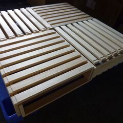 第1014回　ボックス　スノコ　すのこ　取り放題　未使用　ベッド　ＤＩＹ素材　木材　エラー品　リフォームの画像