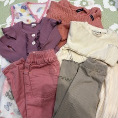 90サイズ　秋冬服　女の子の画像