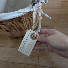 【お渡し決まりました】カゴ　木製の画像