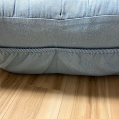 NITORI ソファ　デニム生地の画像